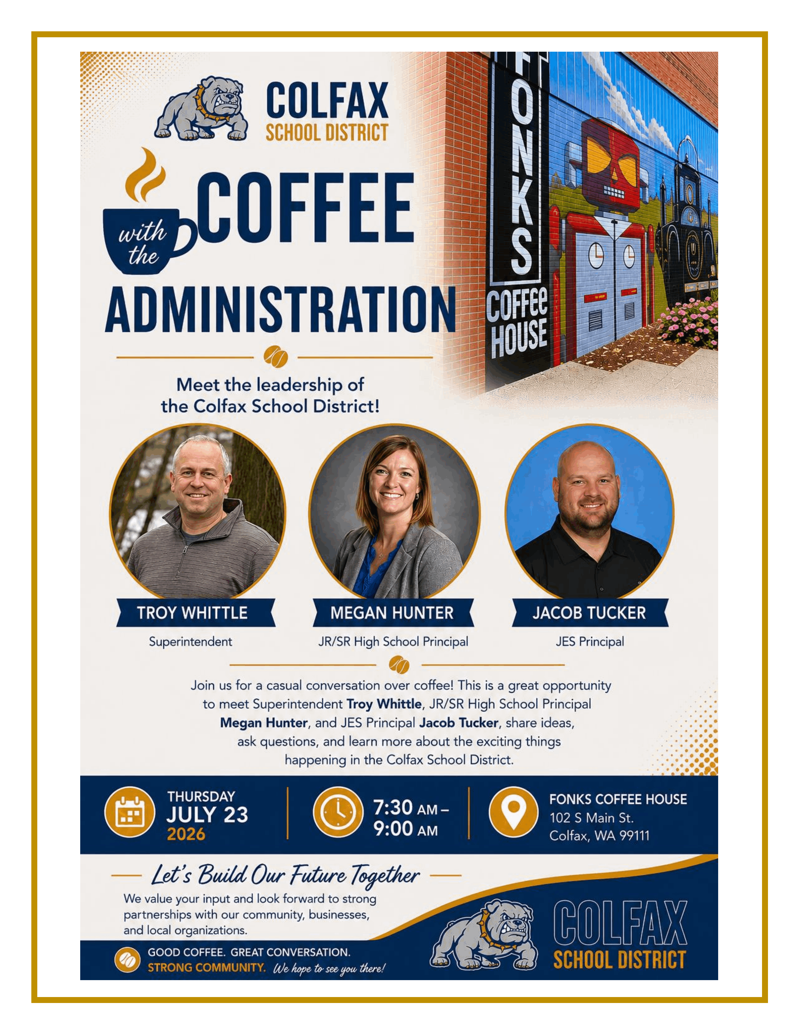 Coffee with the Administration